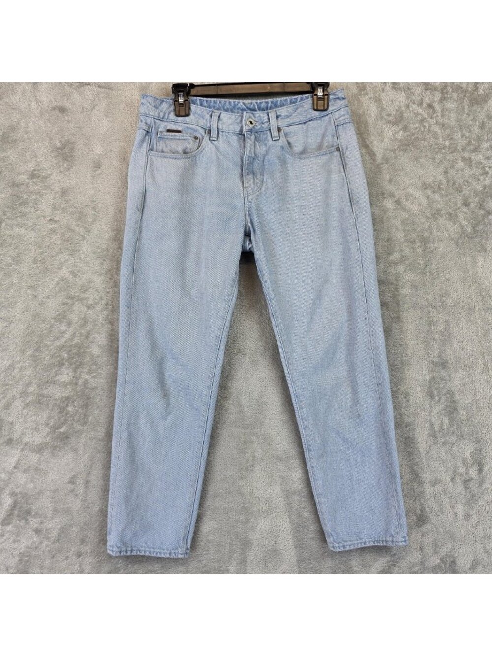 G-Star Jeans Womens 27 Blue Light Wash Mid Rise Relaxed Taper Sustainable Denim